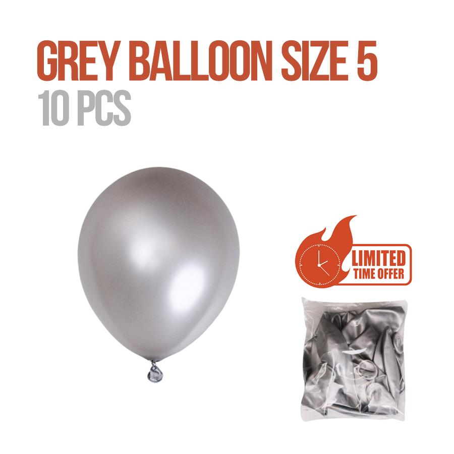 Gray Balloon s5 x 10